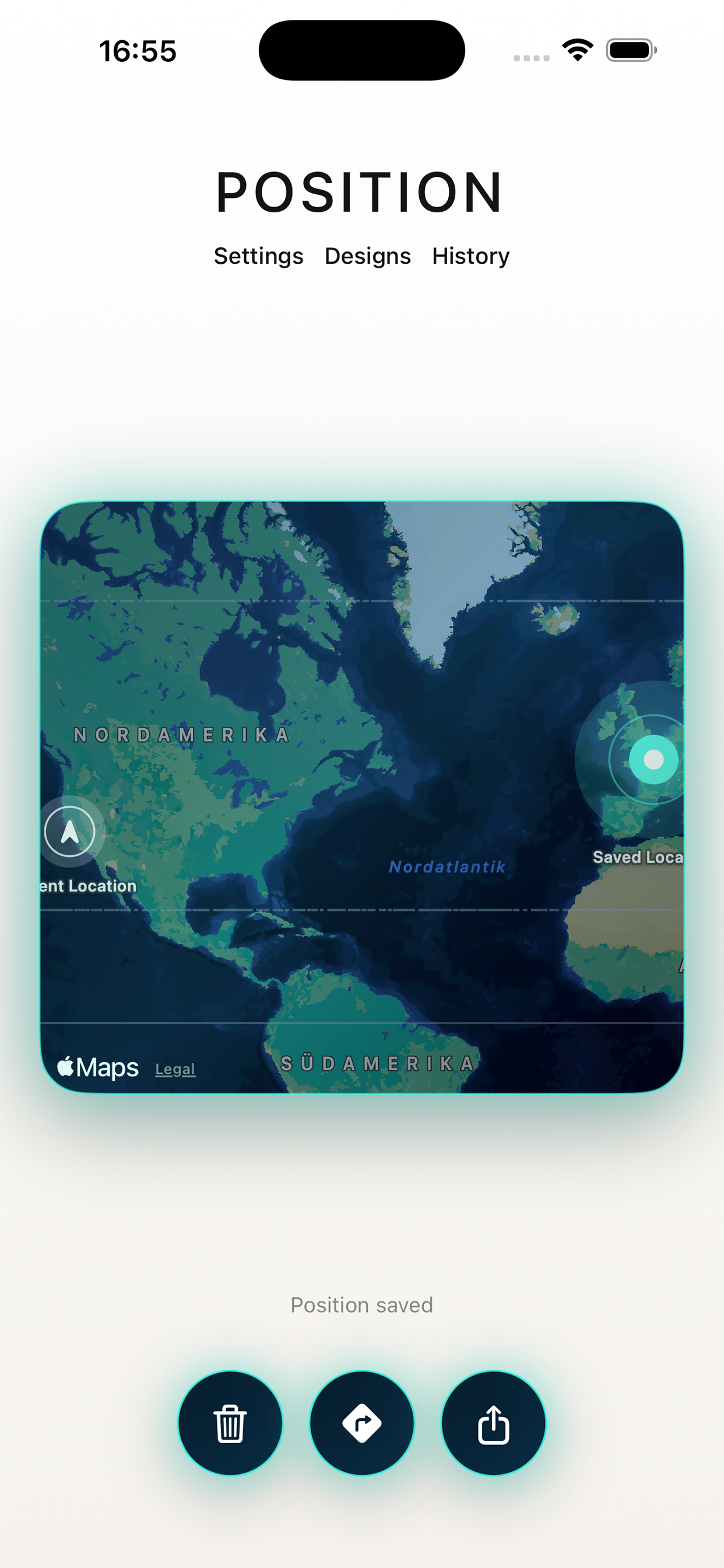 iLocateMe — design variation