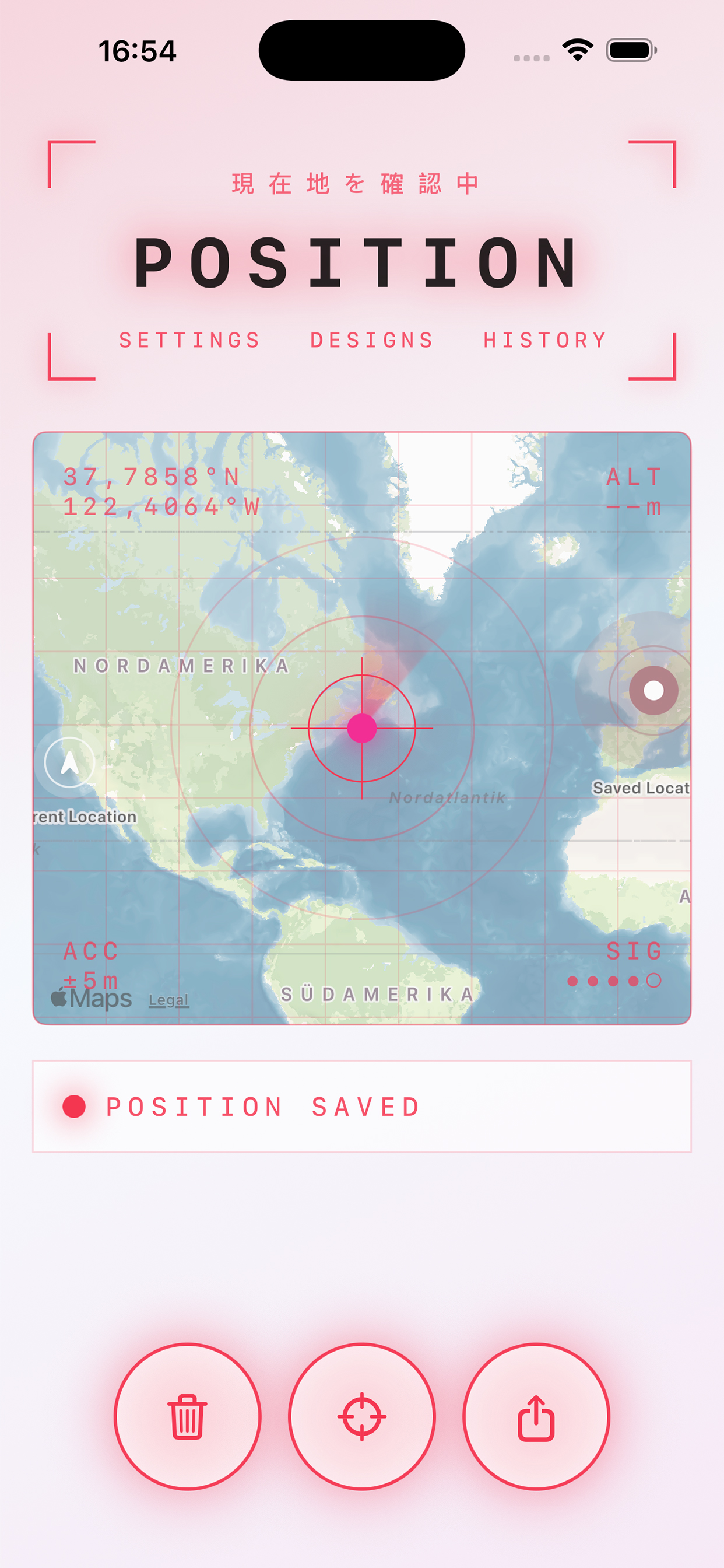 iLocateMe — design variation